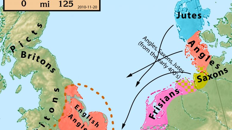 Кто такие англосаксы и откуда они взялись карта